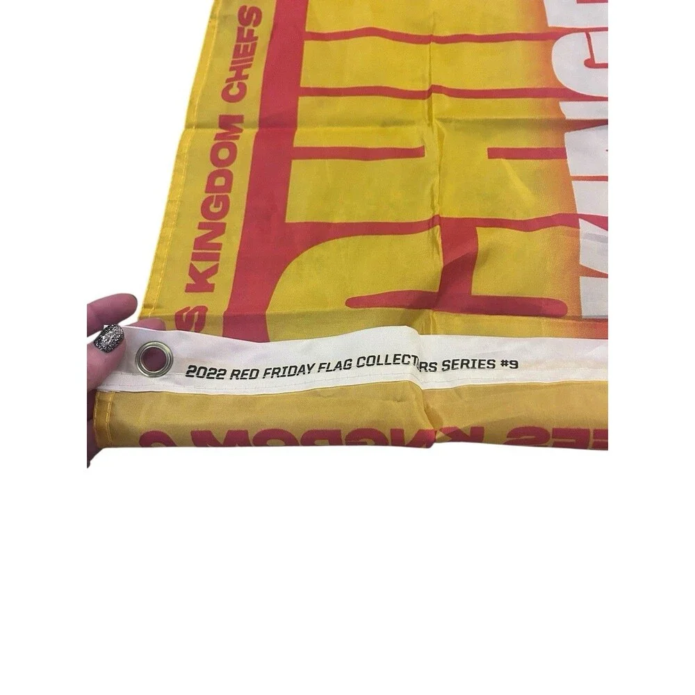 2022 Red Friday Flag Kansas City Chiefs Kingdom NFL Football 21” X 30” #9 Series
